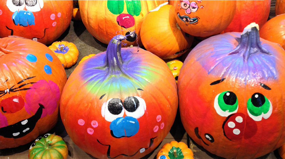 painted pumpkins
